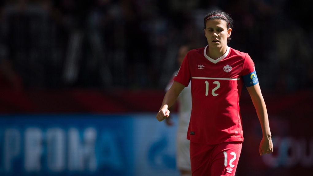 Christine Sinclair in Vancouver