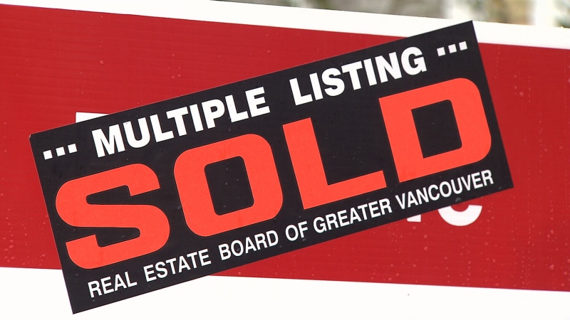 A "sold" sign is seen in this file photo. (CTV)