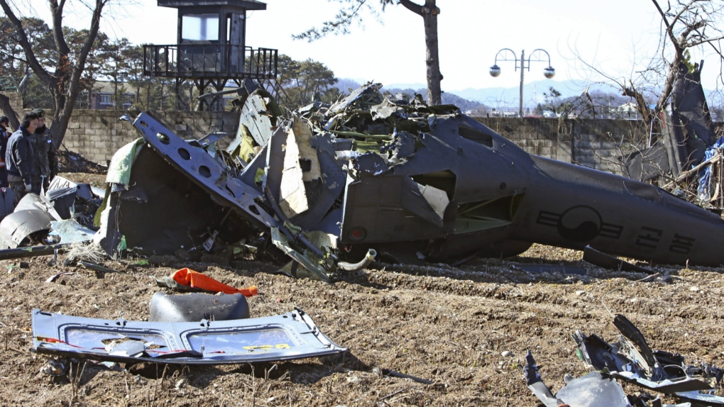 Helicopter crash in South Korea kills three