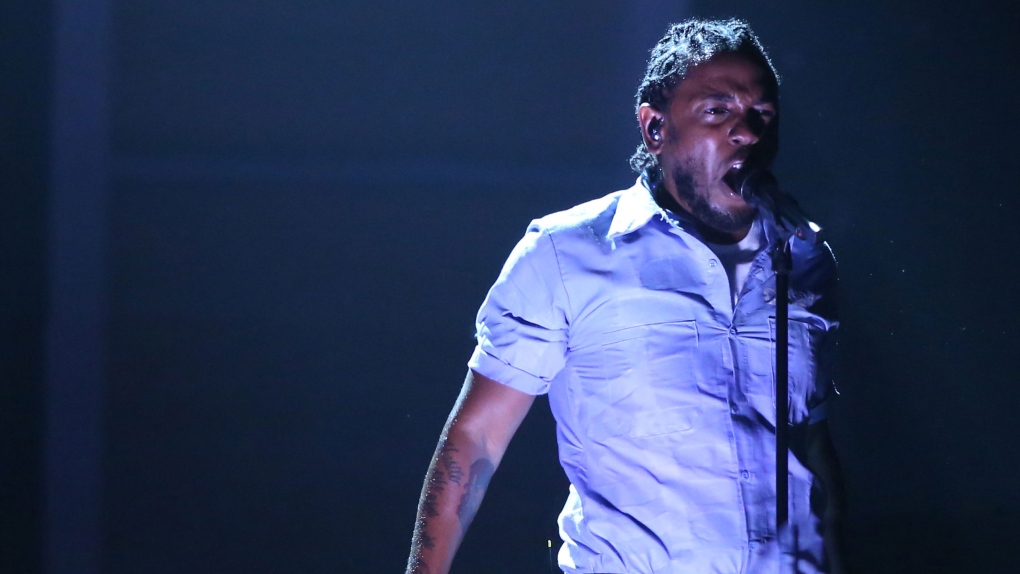 Kendrick Lamar performs