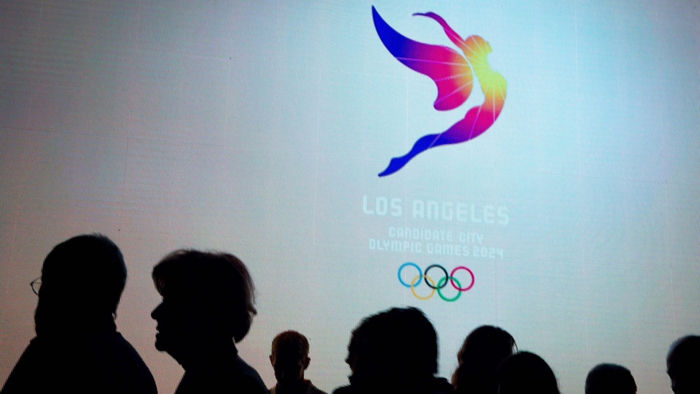 Los Angeles' logo for its 2024 Olympic Games bid