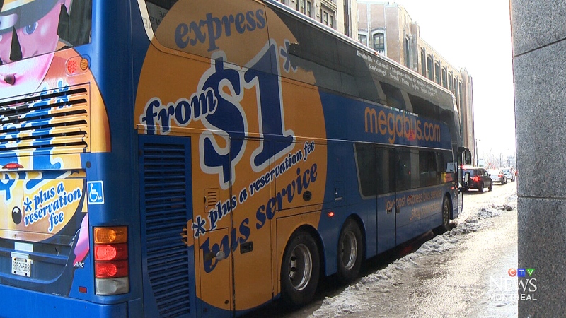 A Megabus is seen in this undated photo.