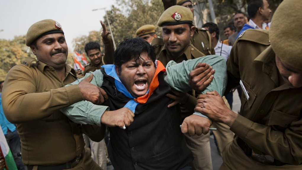Students protest in India