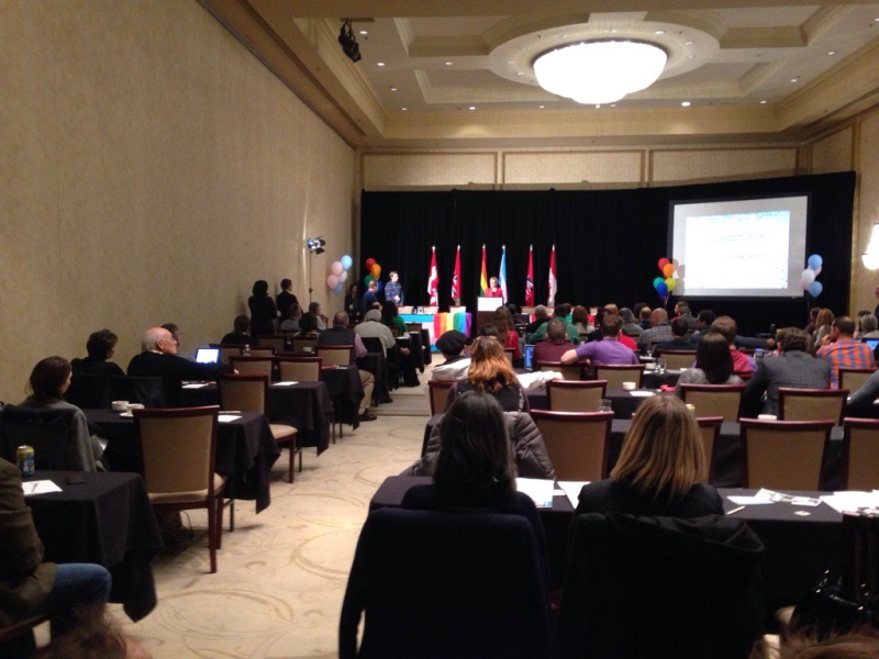 The Pride Canada conference is being held in London.
(Nick Paparella / CTV London)  