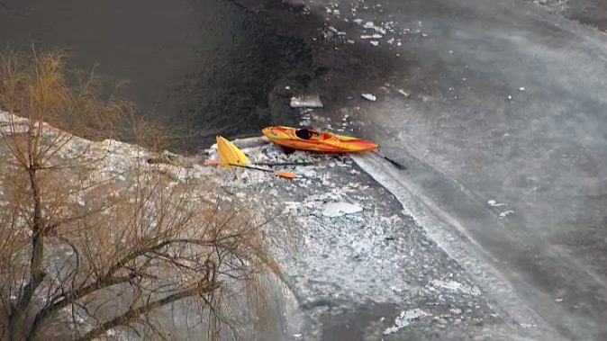 Kayaker dead, man missing