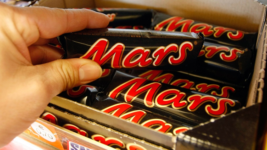Chocolate bars from Mars