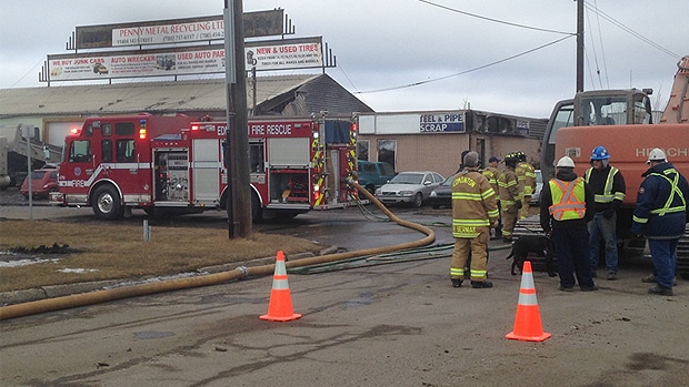 West-end business fire