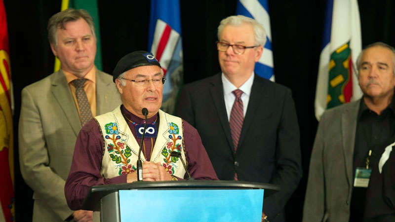 President of the Metis National Council Clement Ch