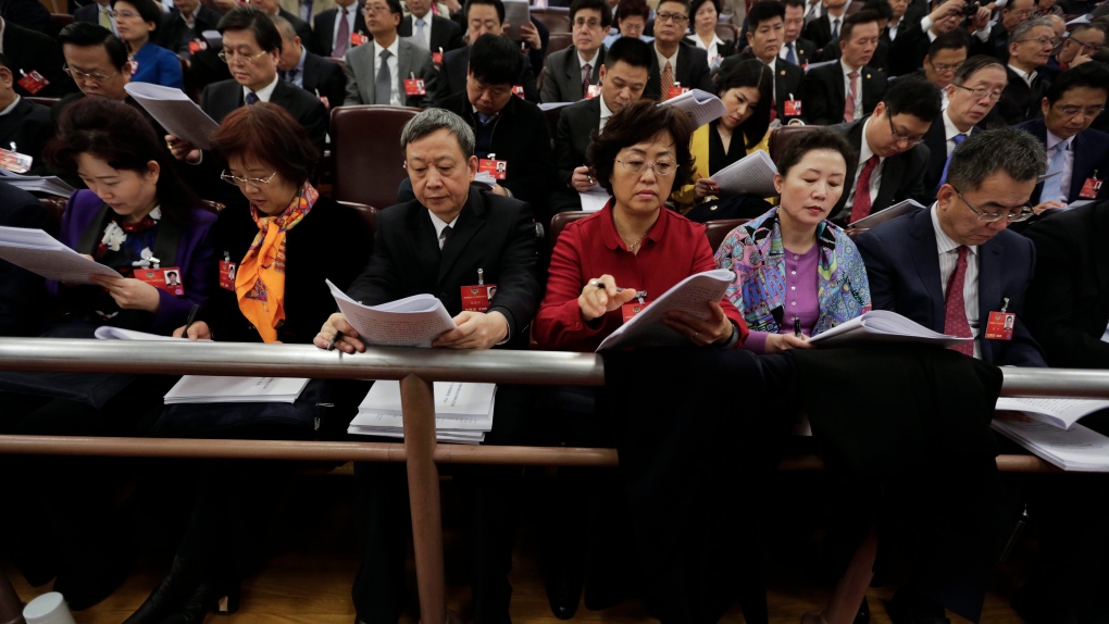 Delegates at China's National People's Congress