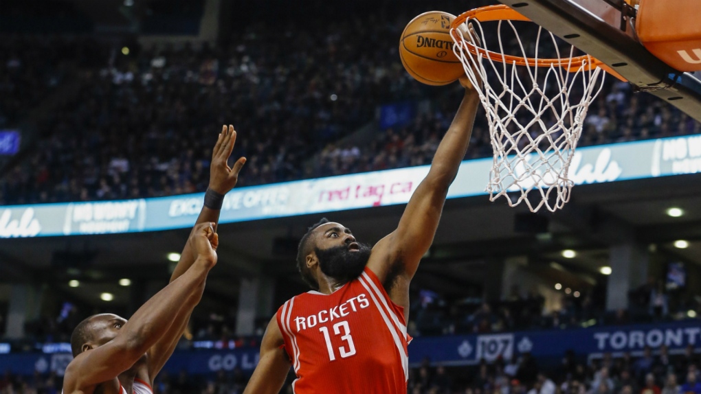 James Harden nets 40 points in win over Toronto