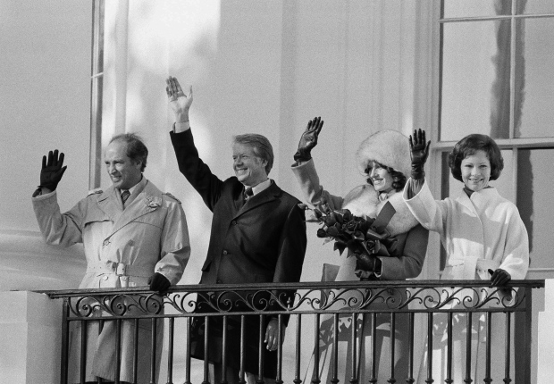 Feb. 21, 1977: State visit of Pierre Trudeau