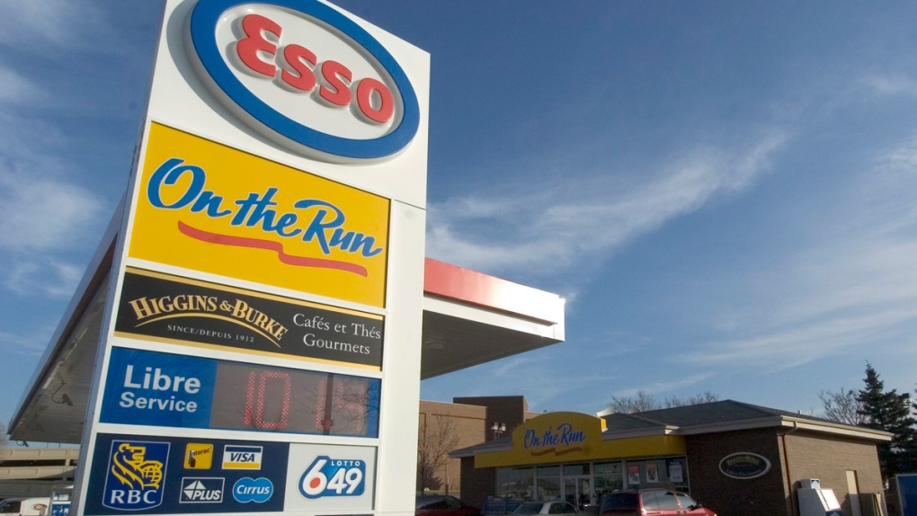Montreal-area ESSO gas station