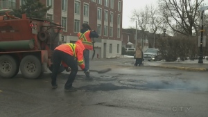 Montreal potholes