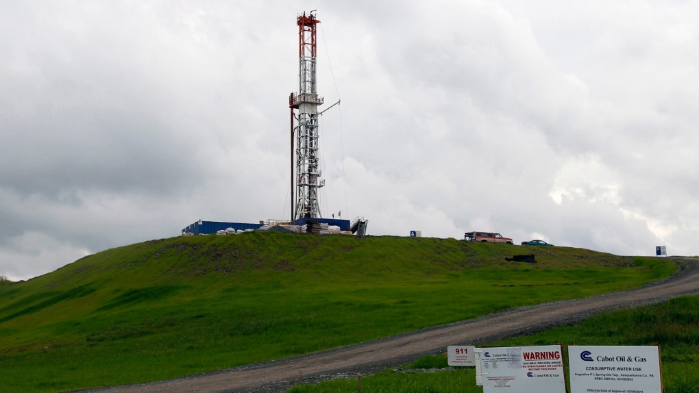 fracking of natural gas in Pennsylvania 