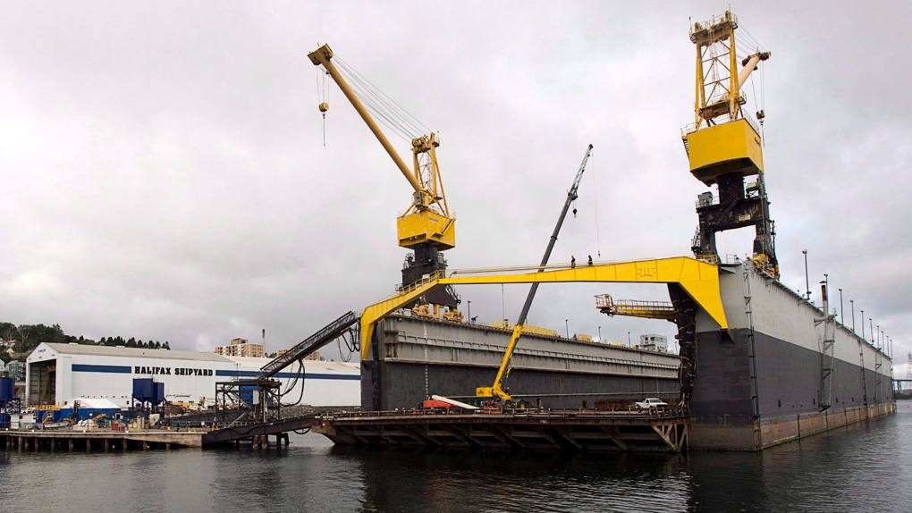 Irving Shipyard in Halifax