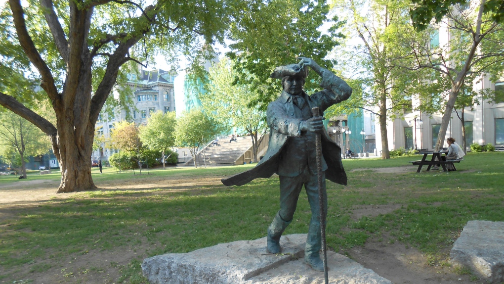 James McGill statue