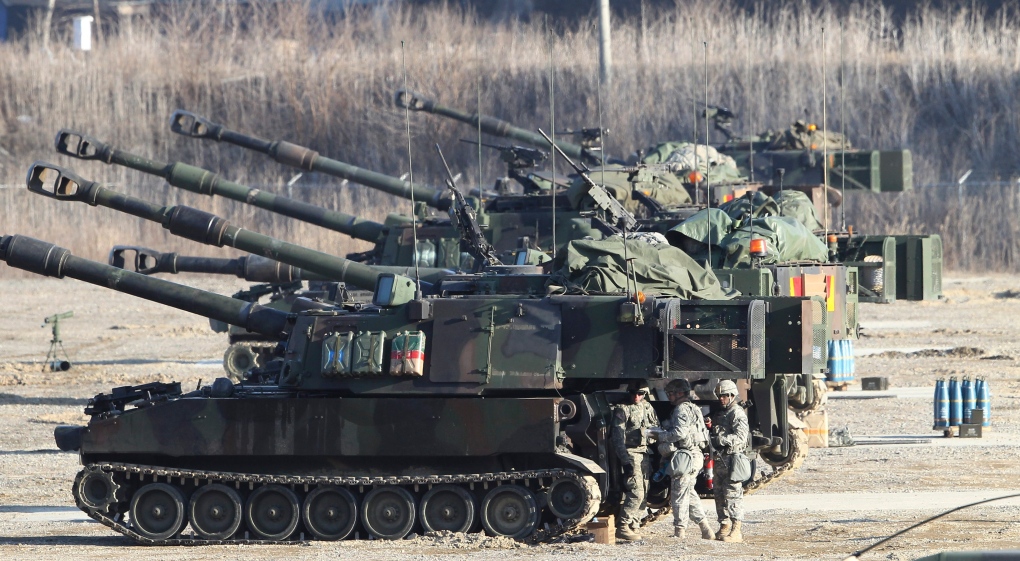 Army exercise in South Korea