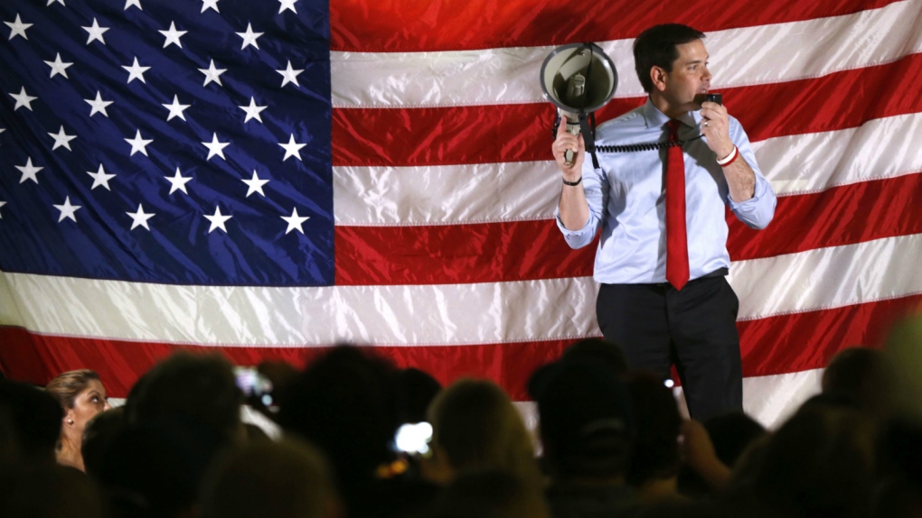 Marco Rubio campaigning in Florida