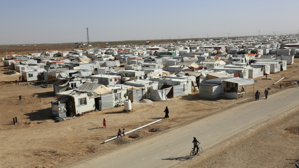 Zaatari Refugee Camp is seen in Jordan