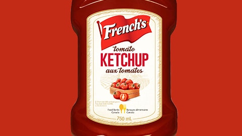 A bottle of French's ketchup 