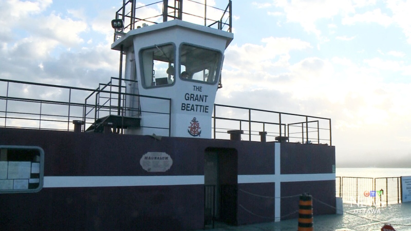 CTV Ottawa: Quyon ferry back in action