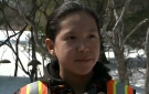 Twelve-year-old Theland Kicknosway has completed a 134-kilometre run over four days in an effort to raise awareness and money for the children of missing and murdered indigenous women.