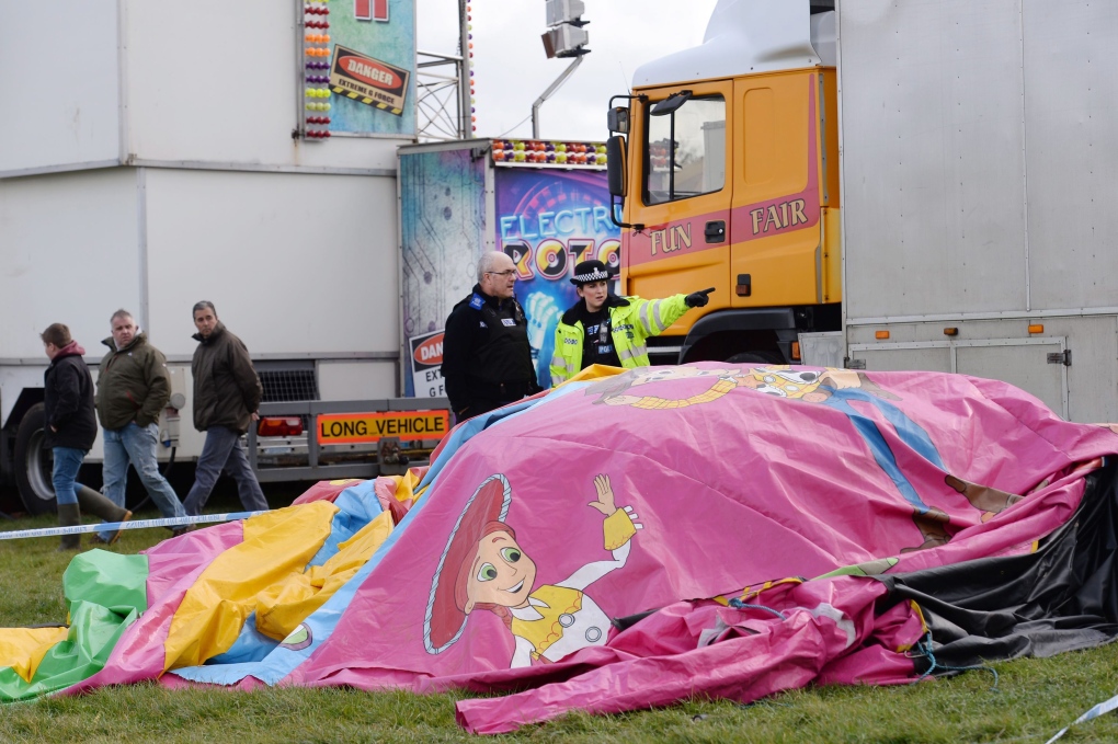 Two arrested after girl dies in bouncy castle accident in Britain CTV