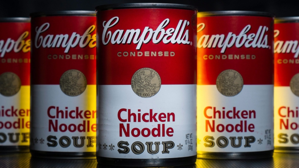 Cans of Campbell's soup
