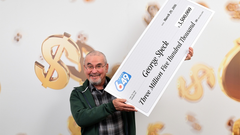George Speck, 64, is B.C.'s latest millionaire after winning $3.5-million on a Lotto 6/49 ticket he bought in the remote village of Alert Bay, B.C. (Courtesy BC Lottery Corporation)