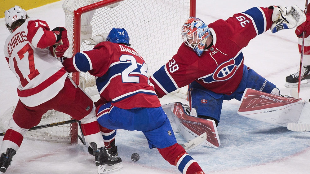 Montreal Canadiens goaltender Mike Condon