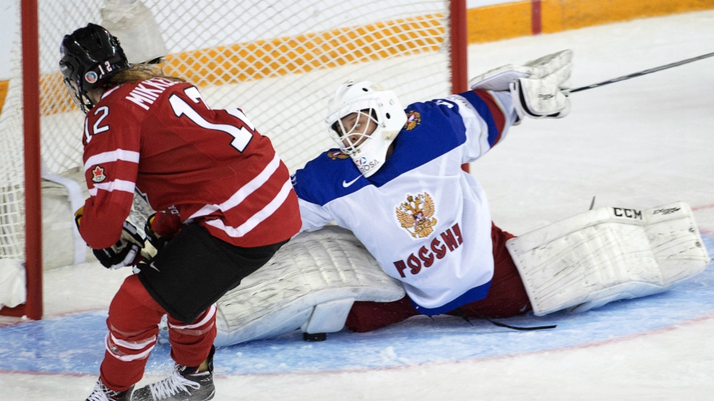 Canada downs Russia at world hockey championships