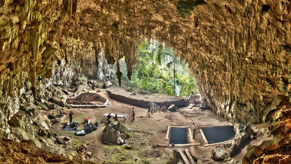 Liang Bua cave on the Indonesian island of Flores