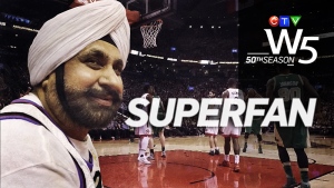 The Toronto Raptors have a lot of fans across Canada, but in Toronto, there is only one official Superfan. W5 profiles Nav Bhatia, who takes fandemonium to a new level.