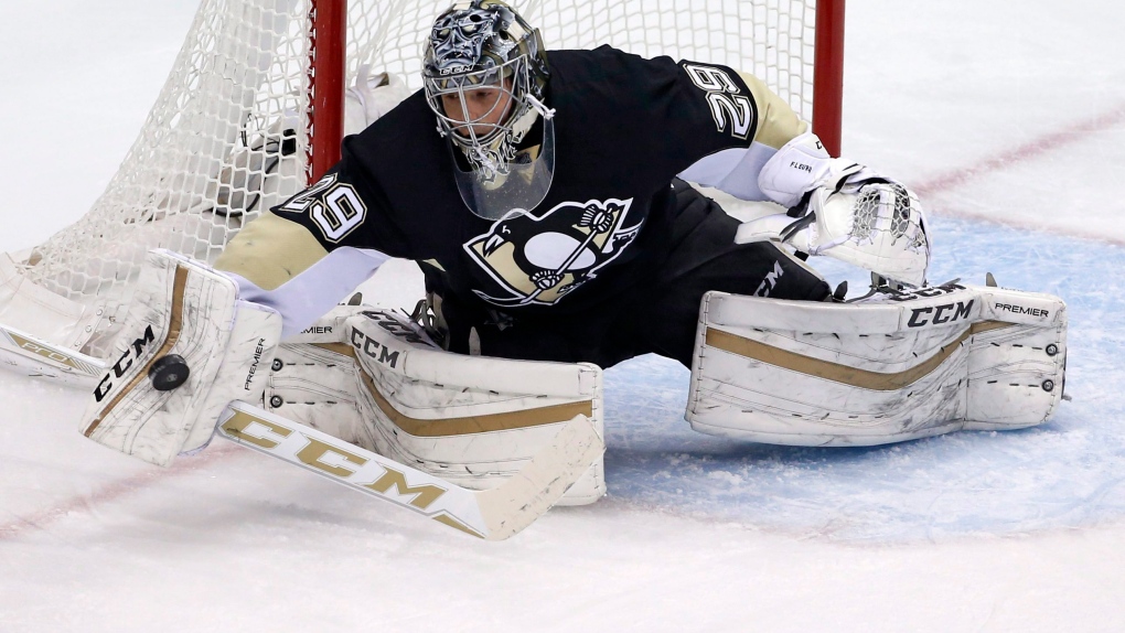 Pittsburgh Penguins goalie Marc-Andre Fleury