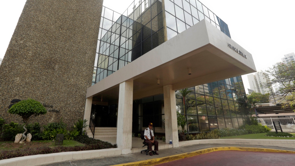 Outside the Mossack Fonseca law firm, Panama City