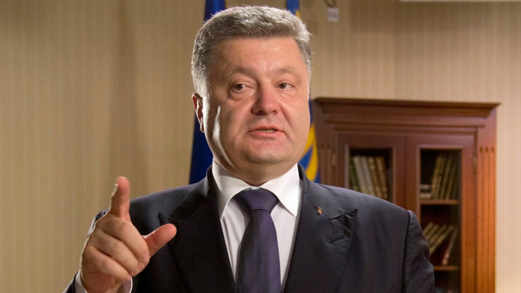 Petro Poroshenko in Kyiv, Ukraine