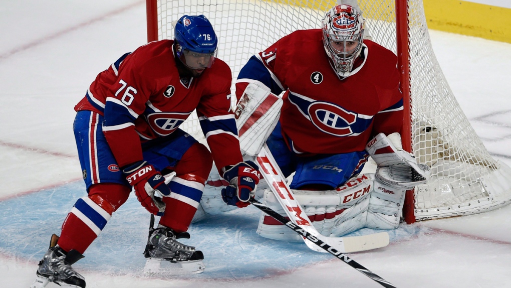 Carey Price and P.K. Subban in Montreal
