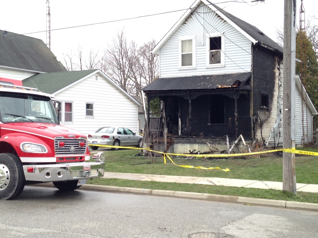Petrolia home destroyed by fire