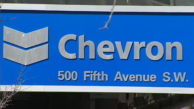 Chevron building in Calgary