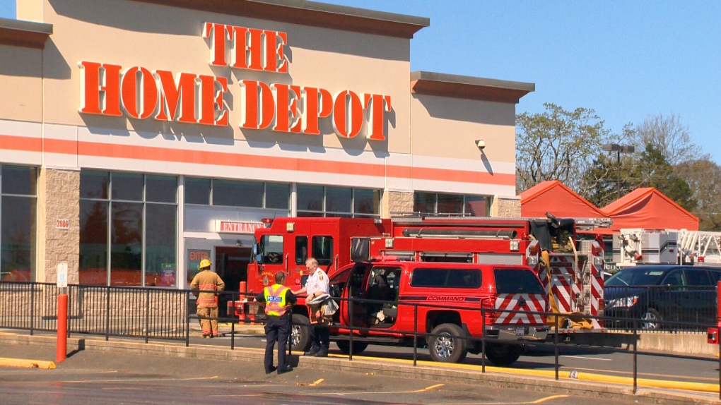 Fire Destroys Home Depot Store