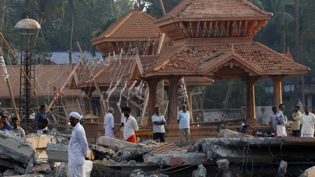Temple leaders turn themselves in after blaze