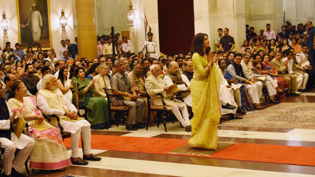 Priyanka Chopra receives the Padma Shri award