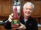Henry Iacobelli, president of Primo, says "it's a very, very good ketchup," in Leamington, Ont., on Wednesday, April 13, 2016. (Rich Garton / CTV Windsor)