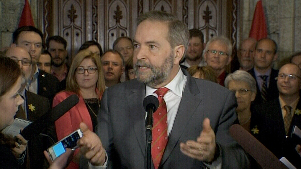 NDP leader Tom Mulcair 