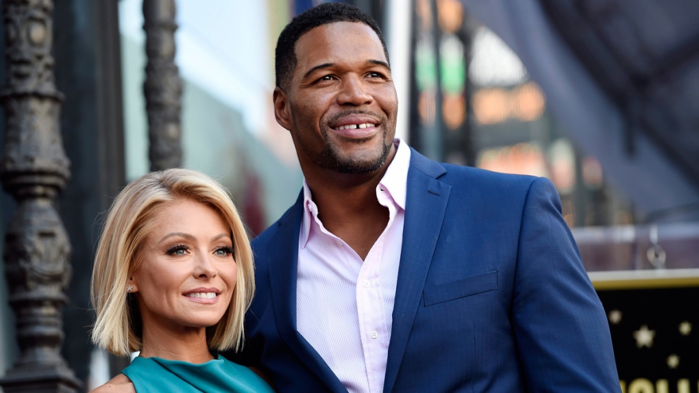 Kelly Ripa and Michael Strahan in Los Angeles