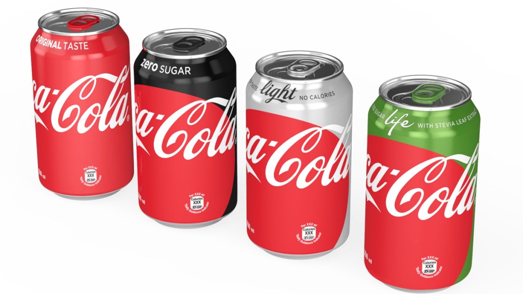 The new appearance of Coca-Cola cans