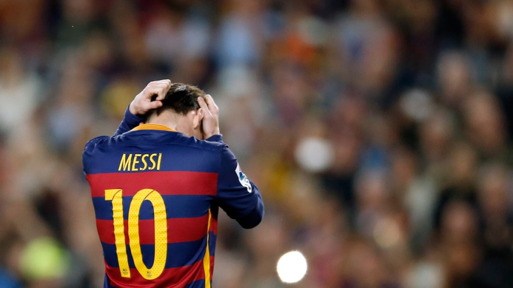 Lionel Messi in Barcelona, Spain