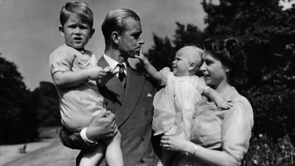 Princess Elizabeth and family in 1951
