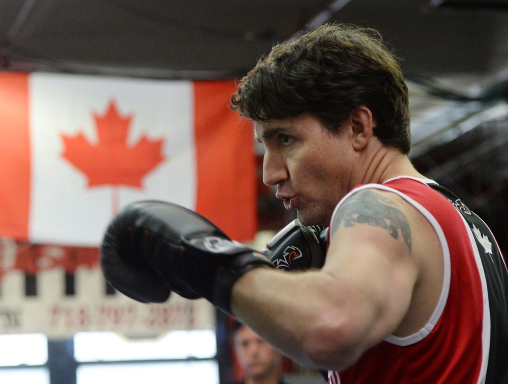 Trudeau boxing