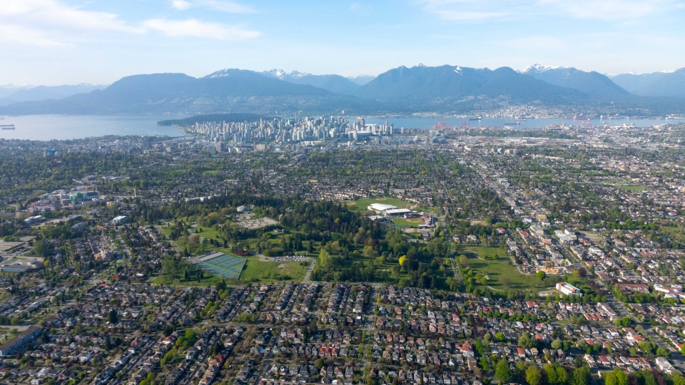Chopper 9 over Vancouver